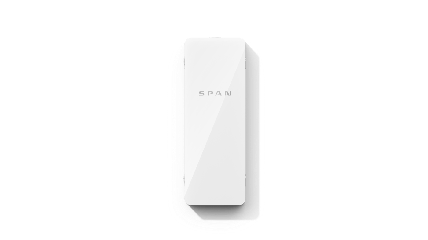 SPAN Panel MAIN 40 smart electrical panel, front view